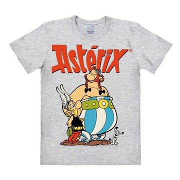 LOGOSHIRT T-Shirt Asterix & Obelix mit coolem Retro-Print