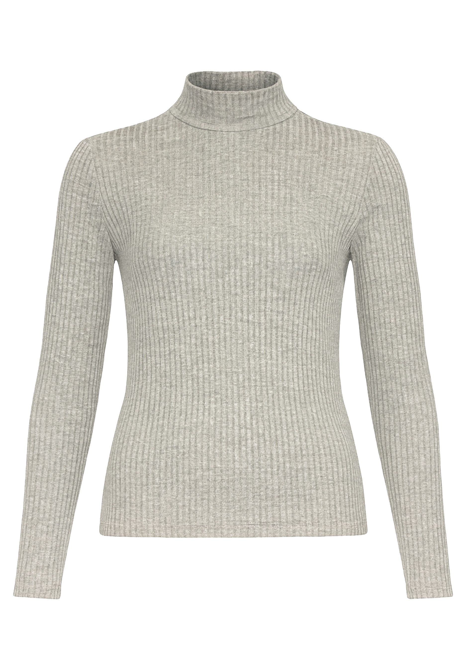 Langarmshirt Geripptes Langarmshirt für Damen