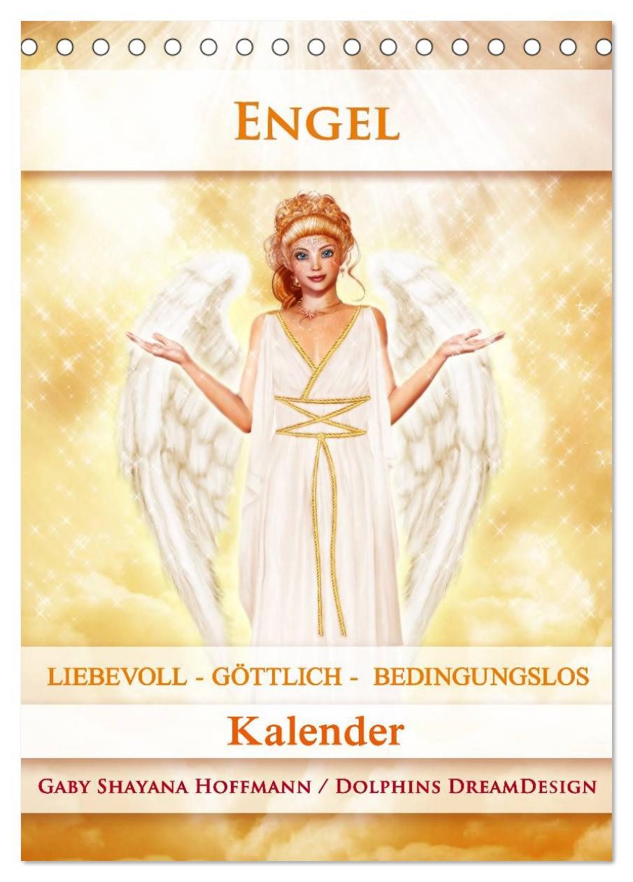 CALVENDO Wandkalender Engel - Kalender (Tischkalender 2027 DIN A5 hoch), CALVENDO Monatskale