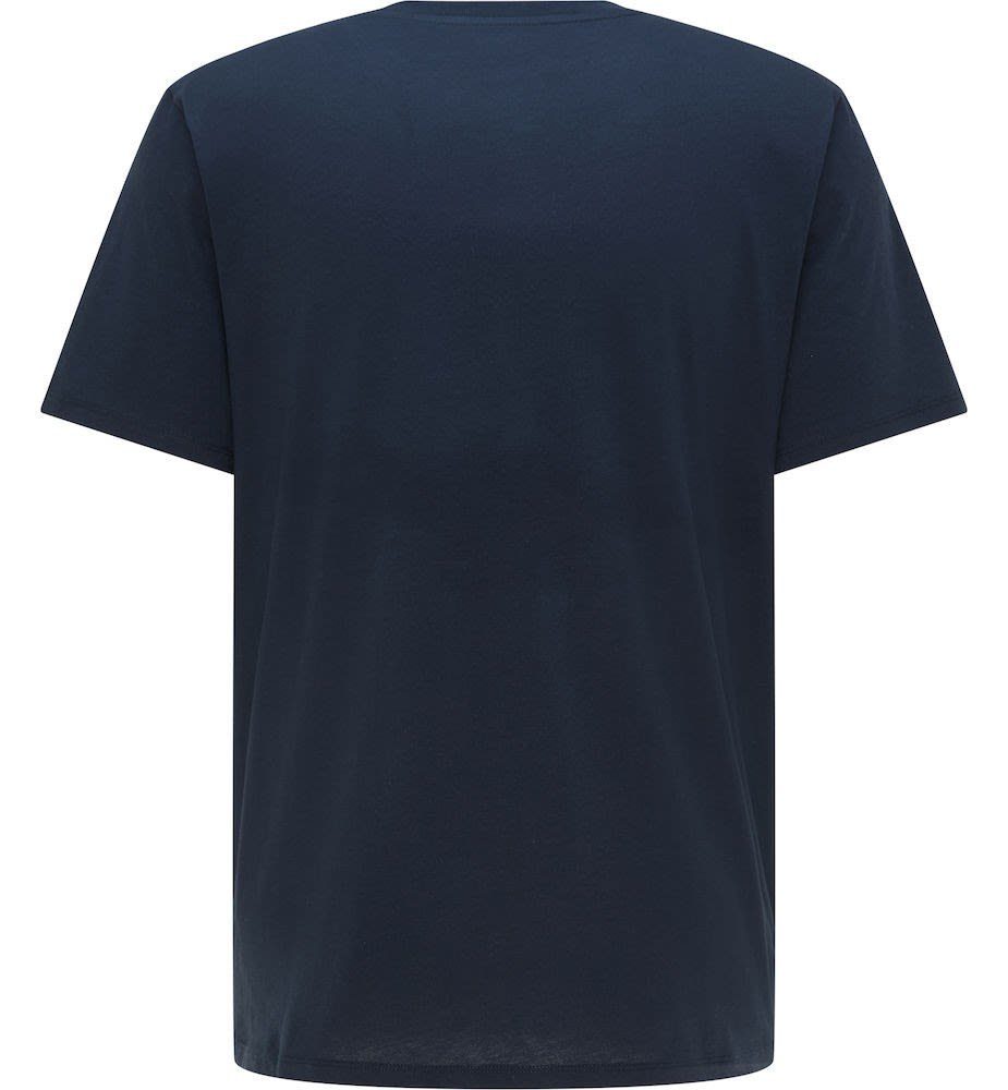 Haglöfs T-Shirt Haglöfs Tee M Camp Herren Tarn Kurzarm-Shirt Graphic Blue