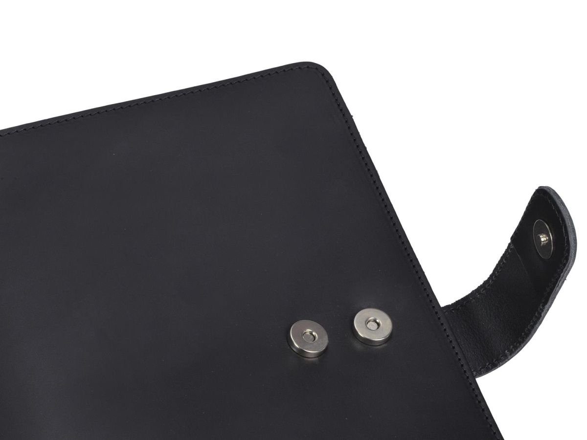 Ruitertassen Schreibmappe Classic, Konferenzmappe, A4 schwarz Notizmappe, dickes rustikales Leder, Format