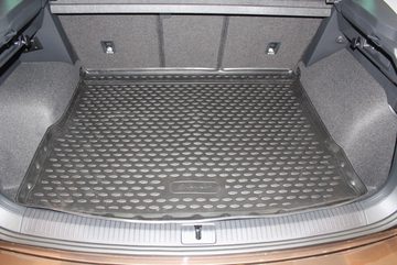 LEMENT Kofferraummatte für VW Tiguan II, (Exkl. HyBrid), Obere Ladebodenstellung, 2017->, für Volkswagen Tiguan II, (Exkl. HyBrid) Obere Ladebodenstellung mit Varioboden SUV, Passgenaue