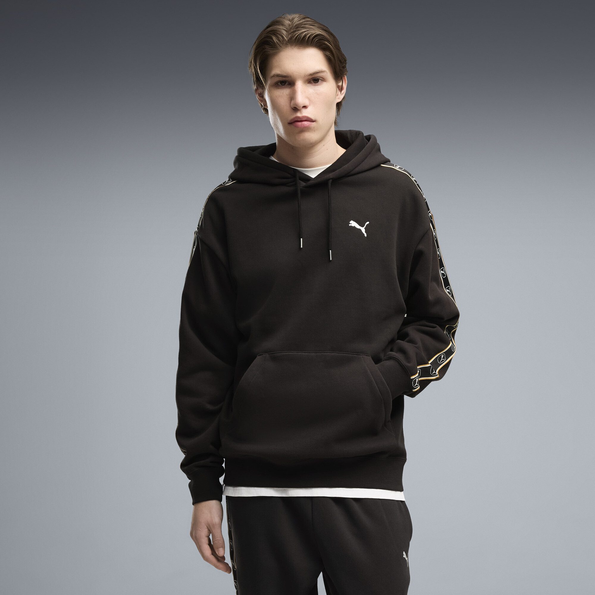 PUMA Hoodie Essentials Elevated Tape Relaxed Hoodie Herren