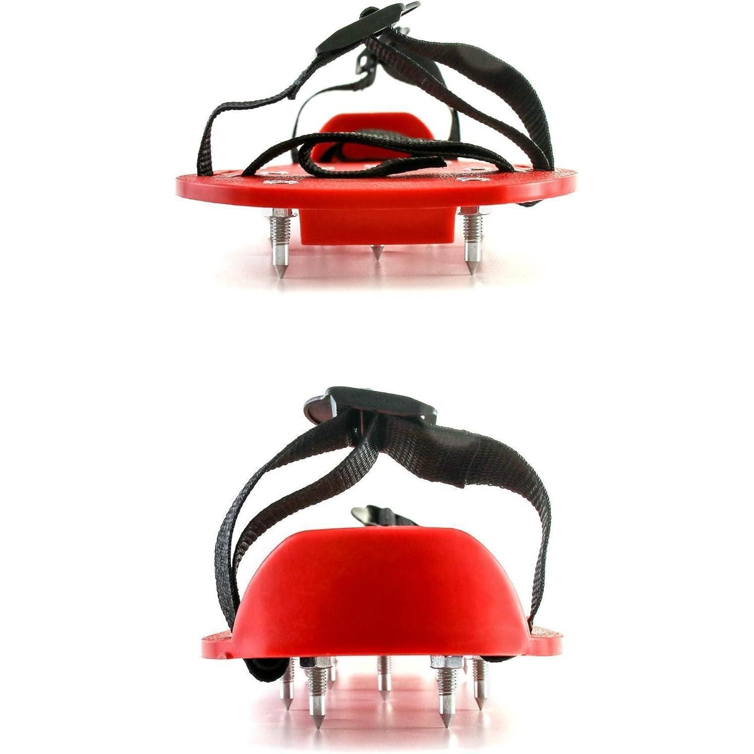 LuxusKollektion Nagelschuhe Profi Estrich grün/rot (Paar) Spike Schuh