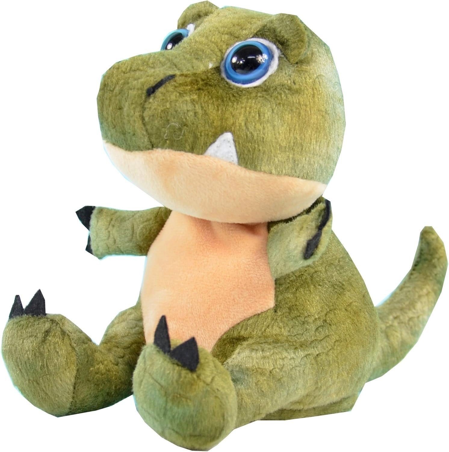 Kögler Plüschfigur Kögler Labertier Dino - "Babytooth" (1-St), Spricht nach und bewegt sich beim Wiedergeben.