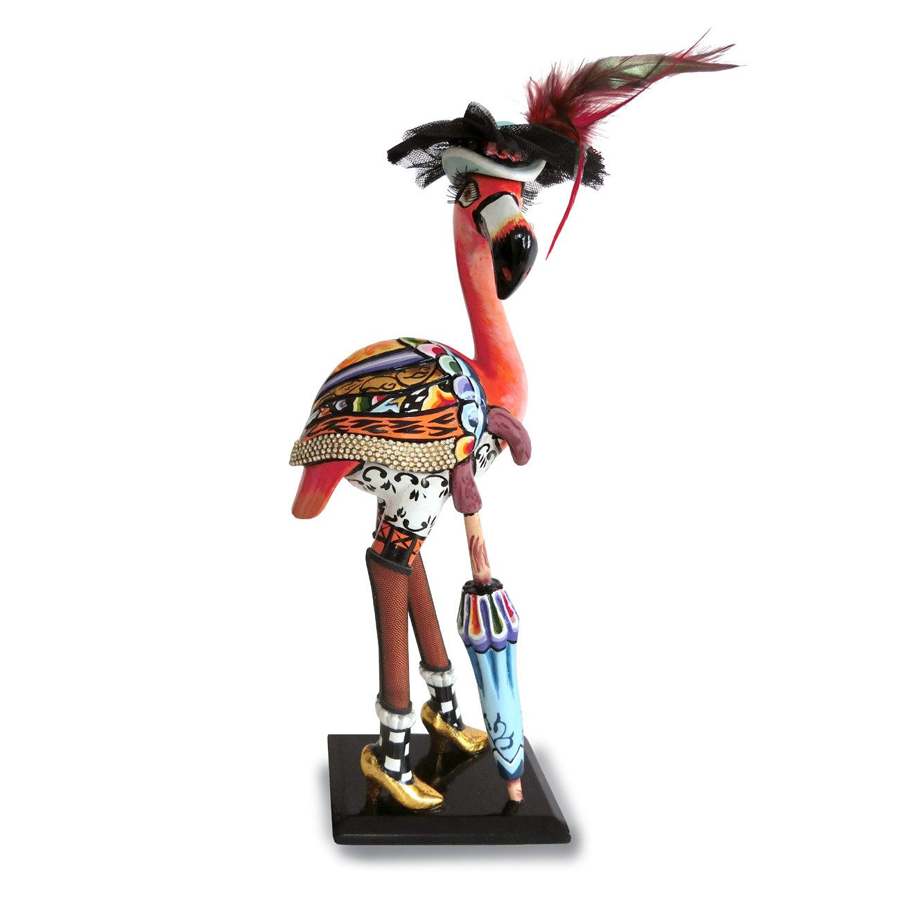 Tom`s Drag Skulptur Flamingo Felicity (S) (1 St), perfekt zu jedem Anlass, Geburtstag, Weihnachten. Sammelfigur