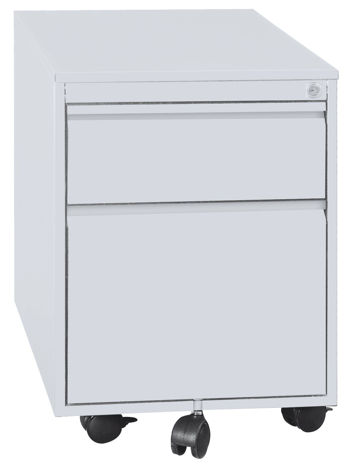 Steelboxx Rollcontainer Bürocontainer mit Hängeregistratur 55x40x59 cm, (1  St), Komplett verschweißt und montiert - keine Montage erforderlich