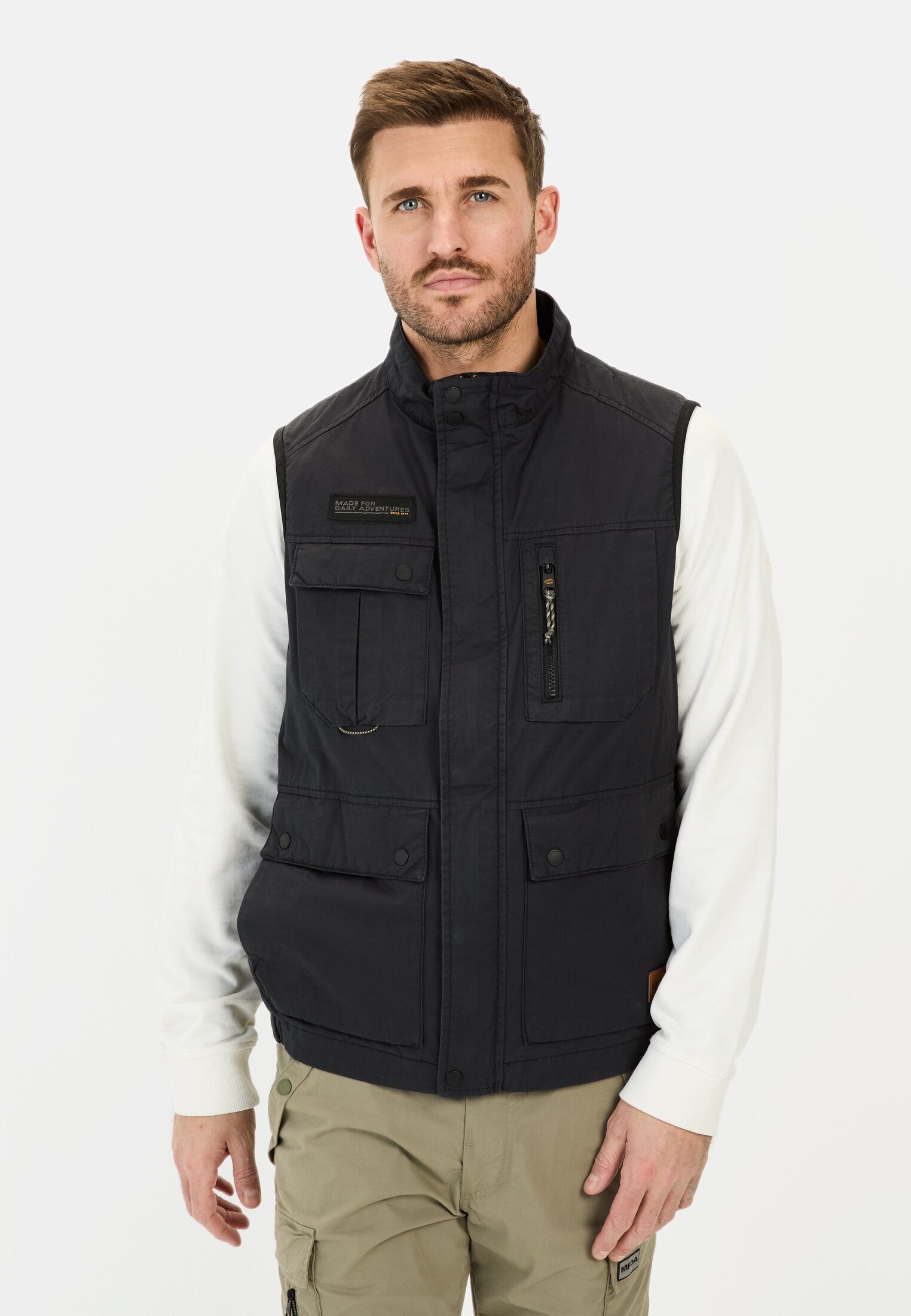 camel active Funktionsweste mit Stehkragen ärmellos Stehkragen Weste_Outdoo günstig online kaufen