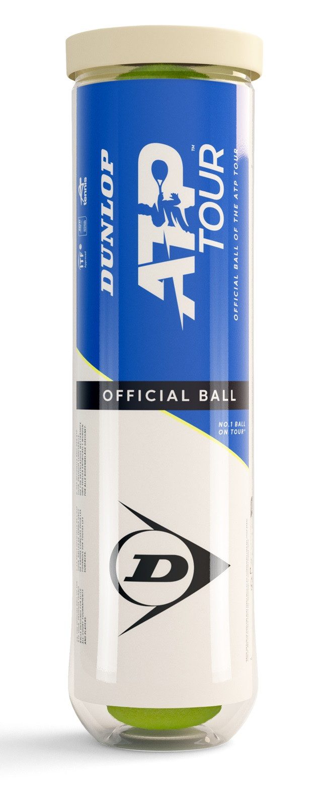 Dunlop Tennisball ATP Tour (offizieller ATP Tour Ball) Dose 4er