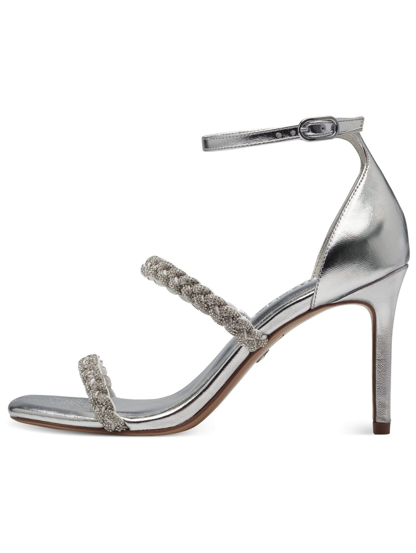 Tamaris Sandalen Lederimitat/Textil High-Heel-Sandalette günstig online kaufen