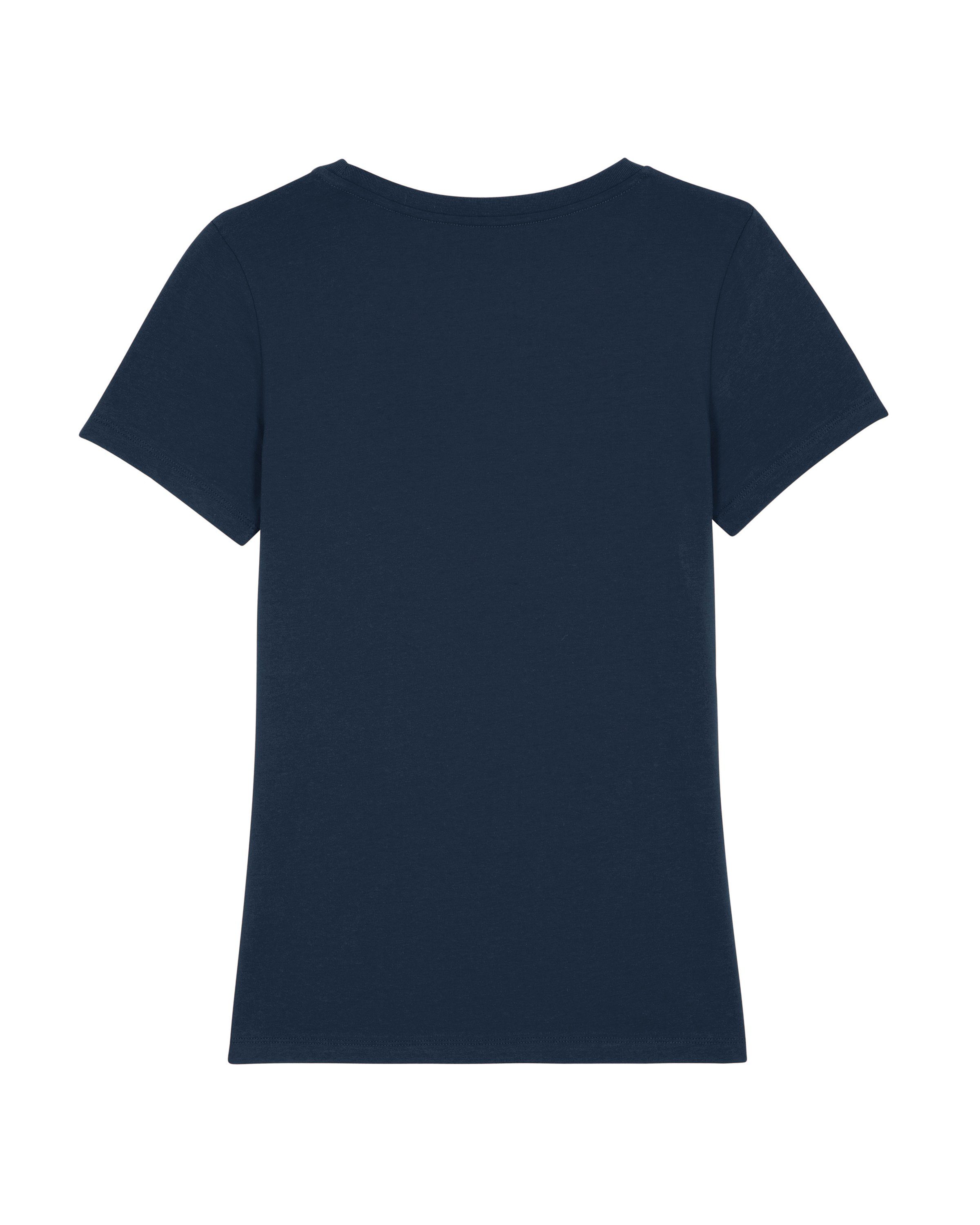 (1-tlg) says dunkelblau Hi Astronaut wat? Apparel Print-Shirt