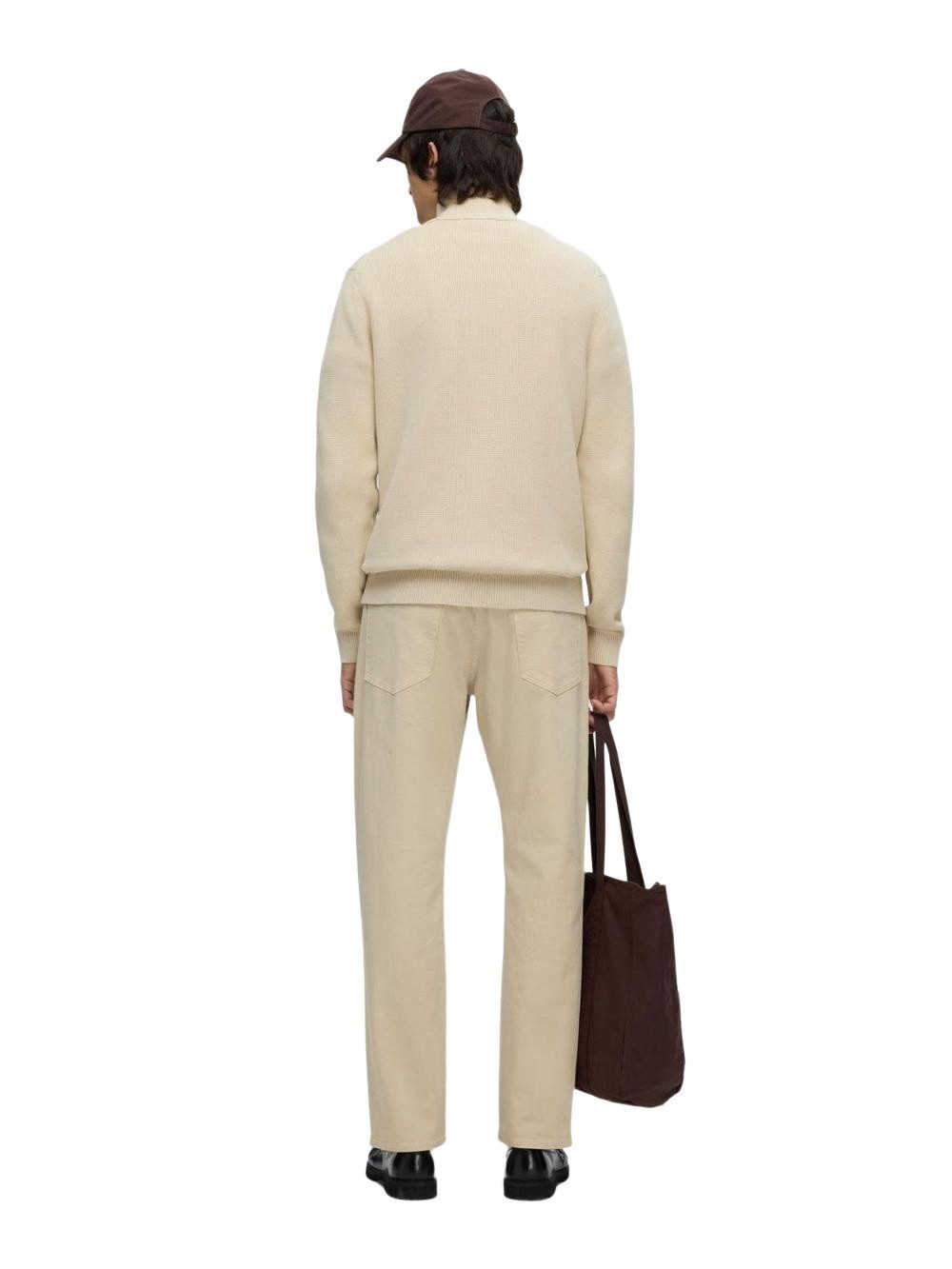 SELECTED HOMME Strickjacke SLHDANE LS KNIT STRUCTURE FULL ZIP aus Baumwolle