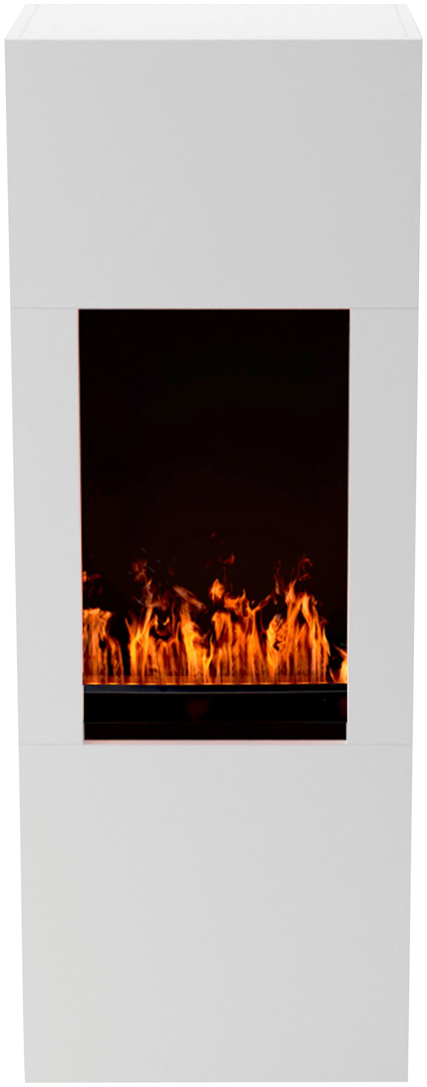 Wasserdampfkamin GLOW »Böll«, FIRE 3D Feuer mit weiß mit Elektrokamin integriertem Knistereffekt