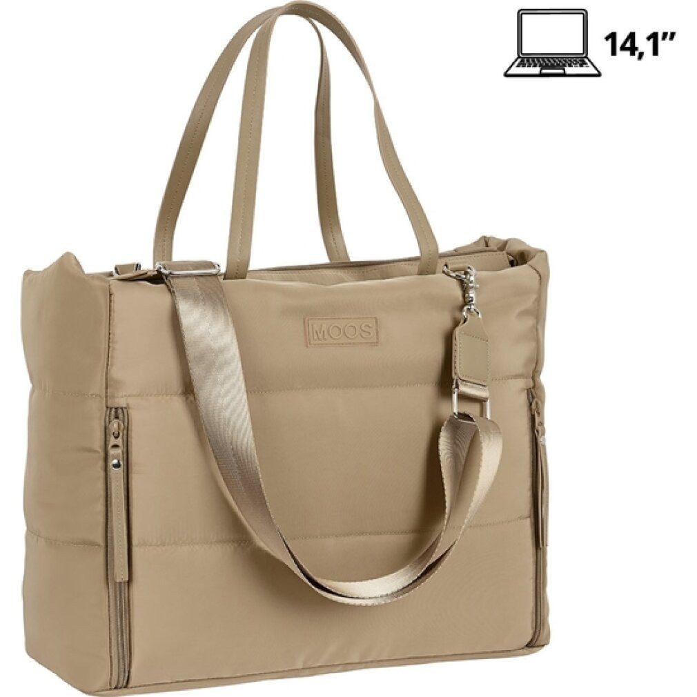 safta Reisetasche Handtasche Moos Camel Polsterung Camel (54 x 31 x 17 cm)