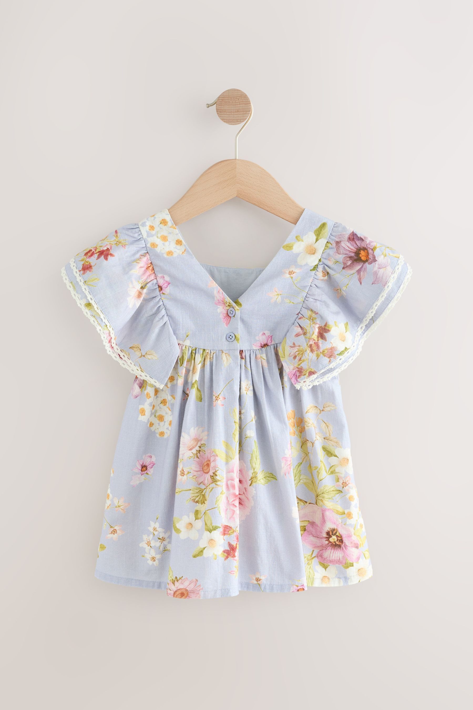 Next Sommerkleid Kleid mit Engelärmeln (1-tlg) günstig online kaufen