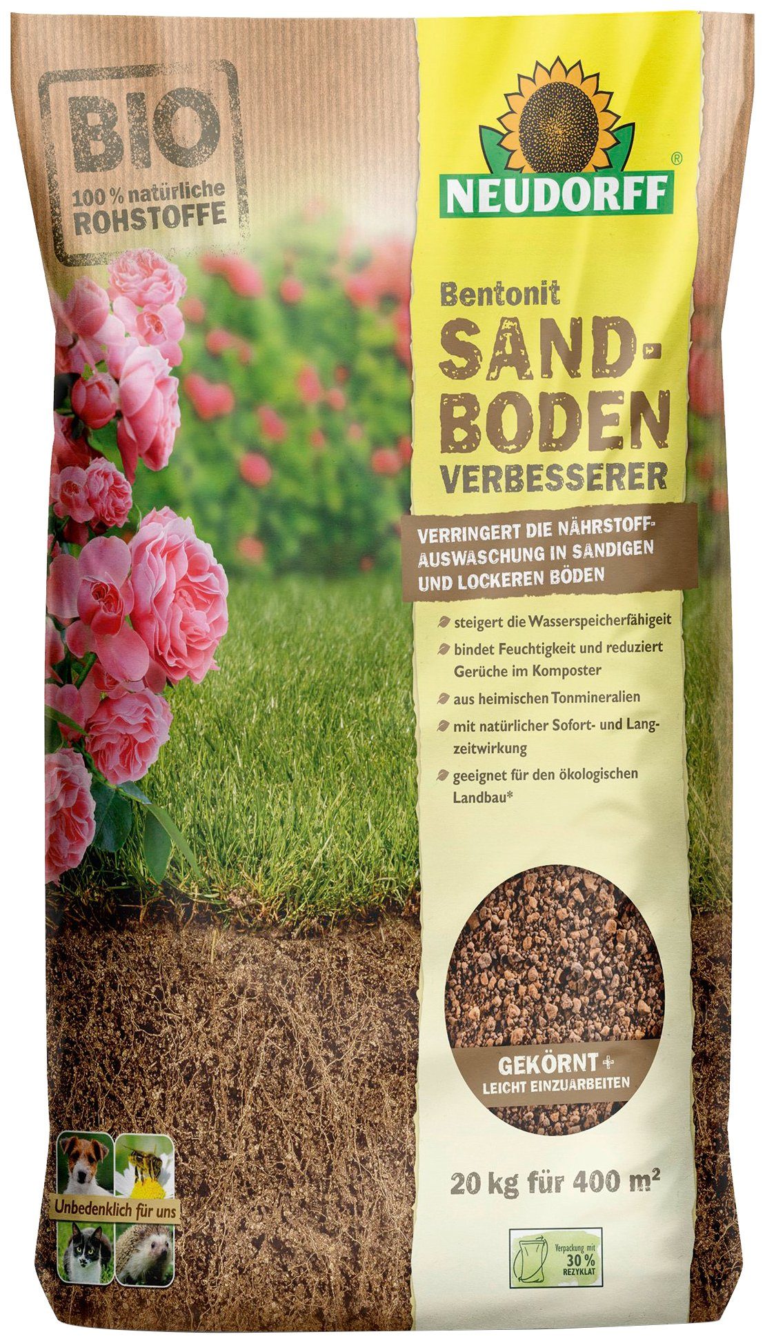 Neudorff Bodenverbesserer »Bentonit Sandboden«, 20 kg