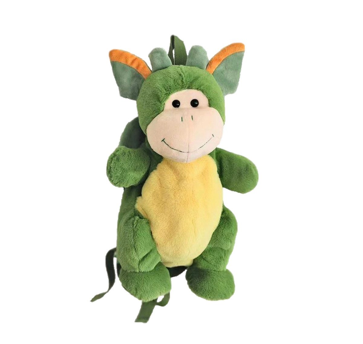 inware Kuscheltier Inware Rucksack Drache grün/gelb 36 cm