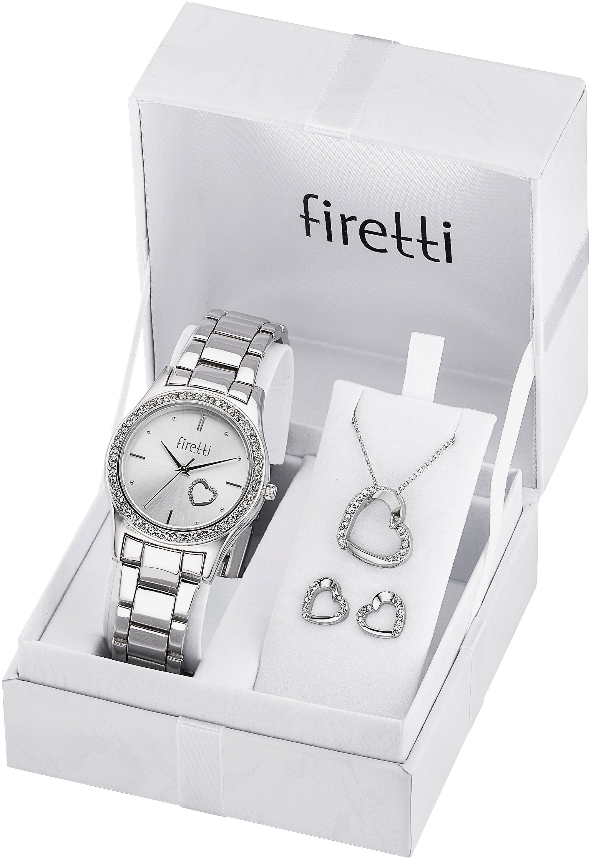 Firetti Quarzuhr, (Set, 5-tlg., mit Anhänger, günstig online kaufen