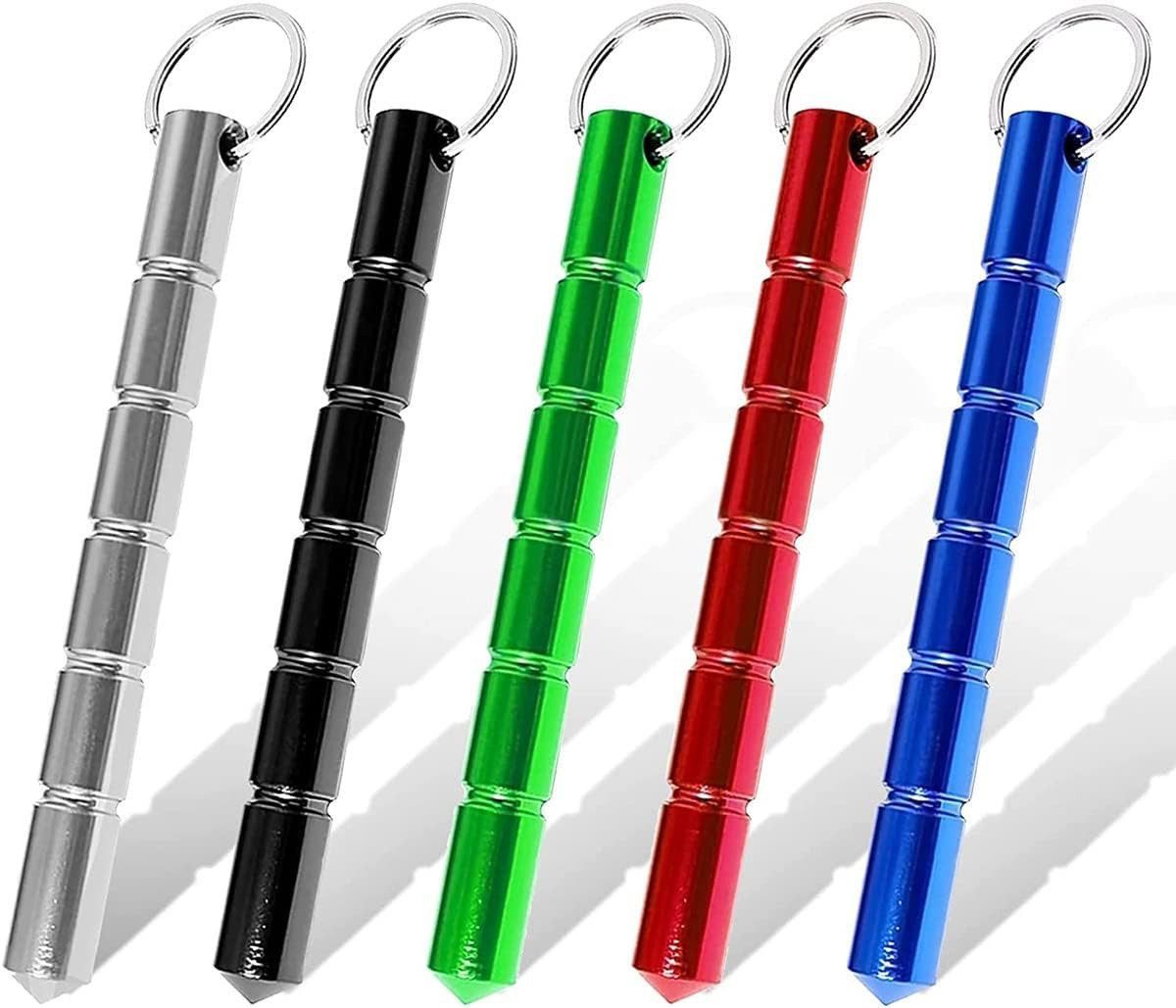 FELIXLEO Schlüsselanhänger Self Defense Keychain Selbstverteidigung Schlüsselanhänger (10-tlg)