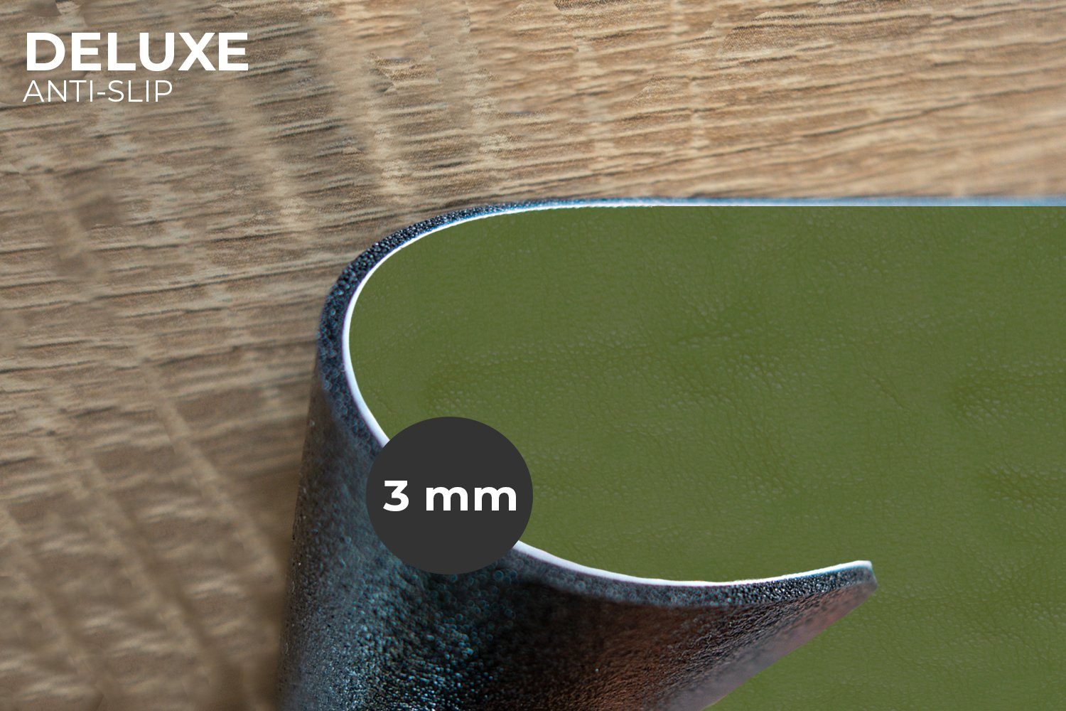 MuchoWow Platzset Leder - Grün - Tiere, (6-St), Platzsets, Tischset, Abwasc günstig online kaufen