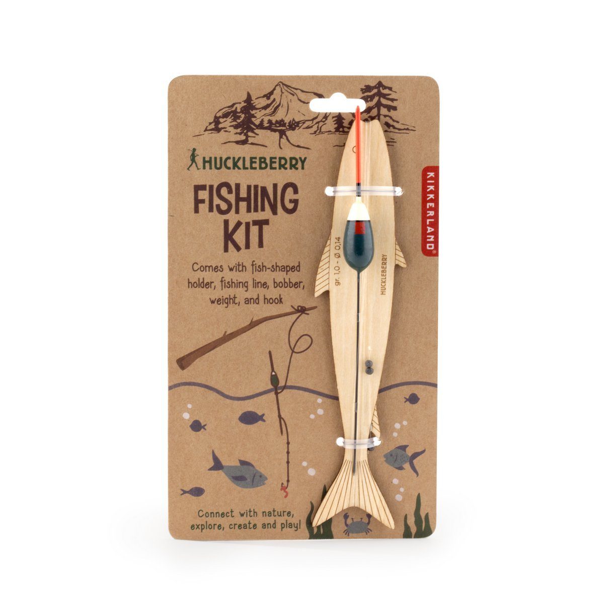 Kikkerland Lernspielzeug Kinder Angelset Fishing Kit günstig online kaufen