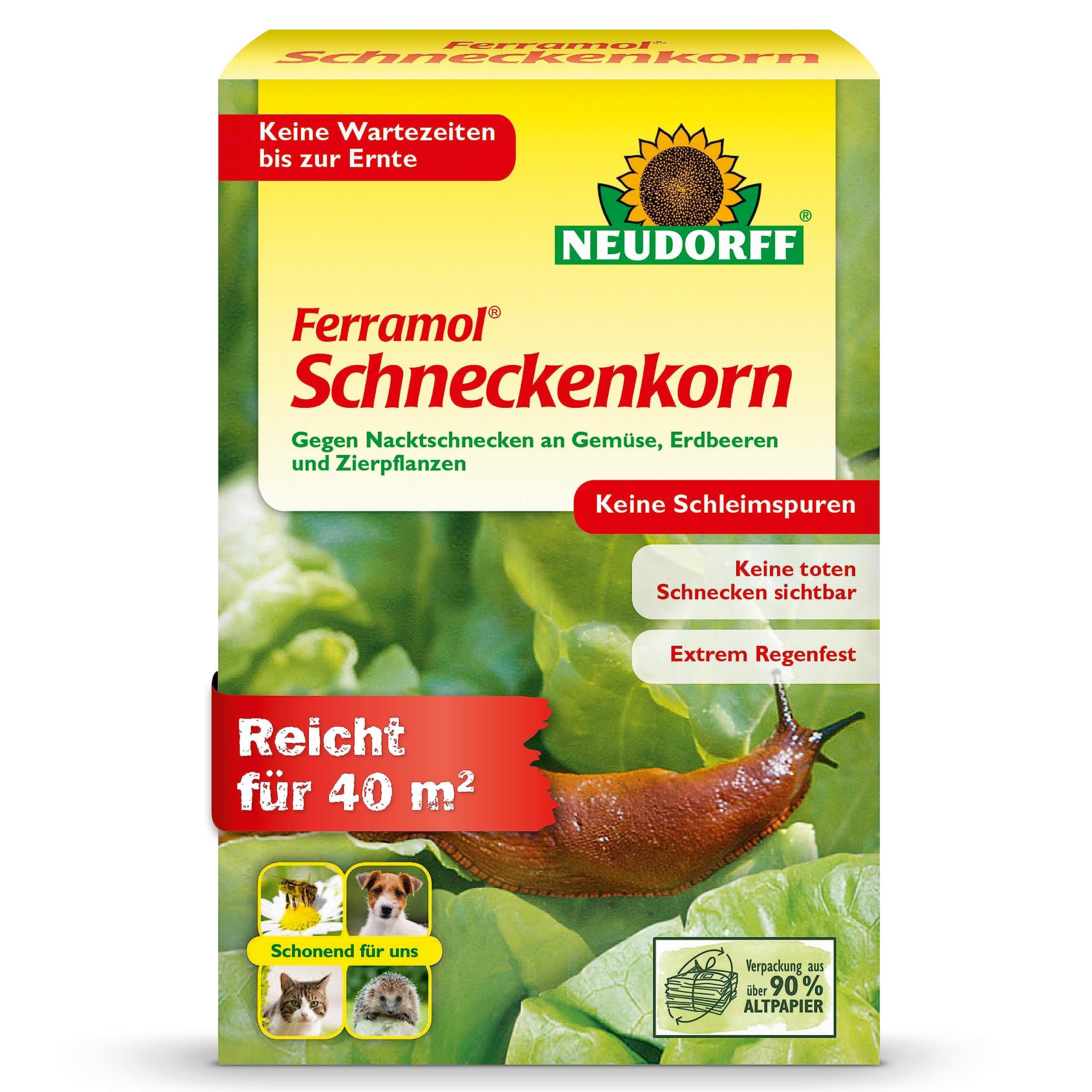 Pflanzenstärkungsmittel Ferramol Schneckenkorn 200 g für 40 m²
