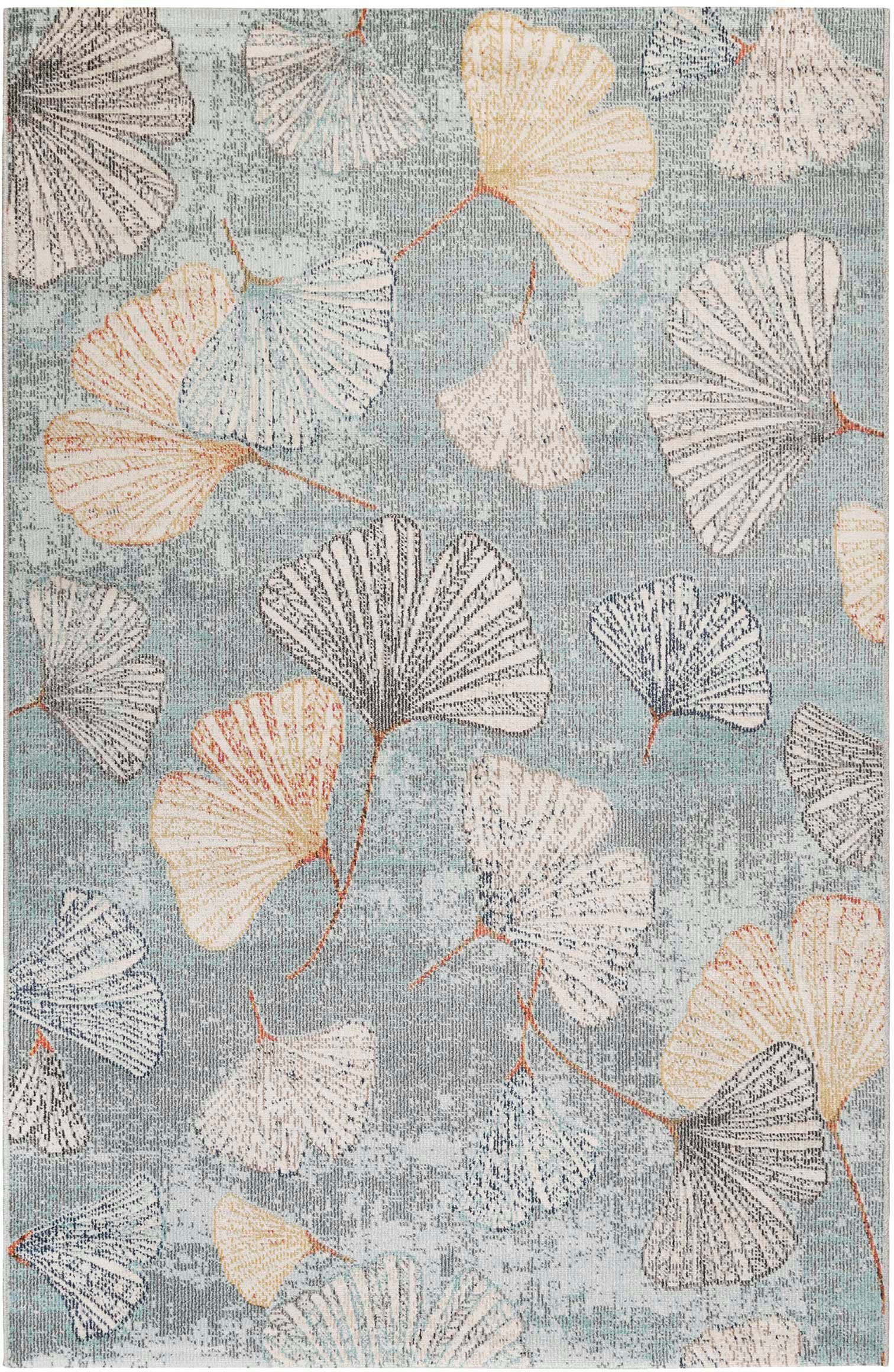 Esprit Outdoorteppich Rivera, ESP-20088, rechteckig, Höhe: 4 mm, In- und Outdoor geeignet, Florales Dessin, Terrasse, Balkon