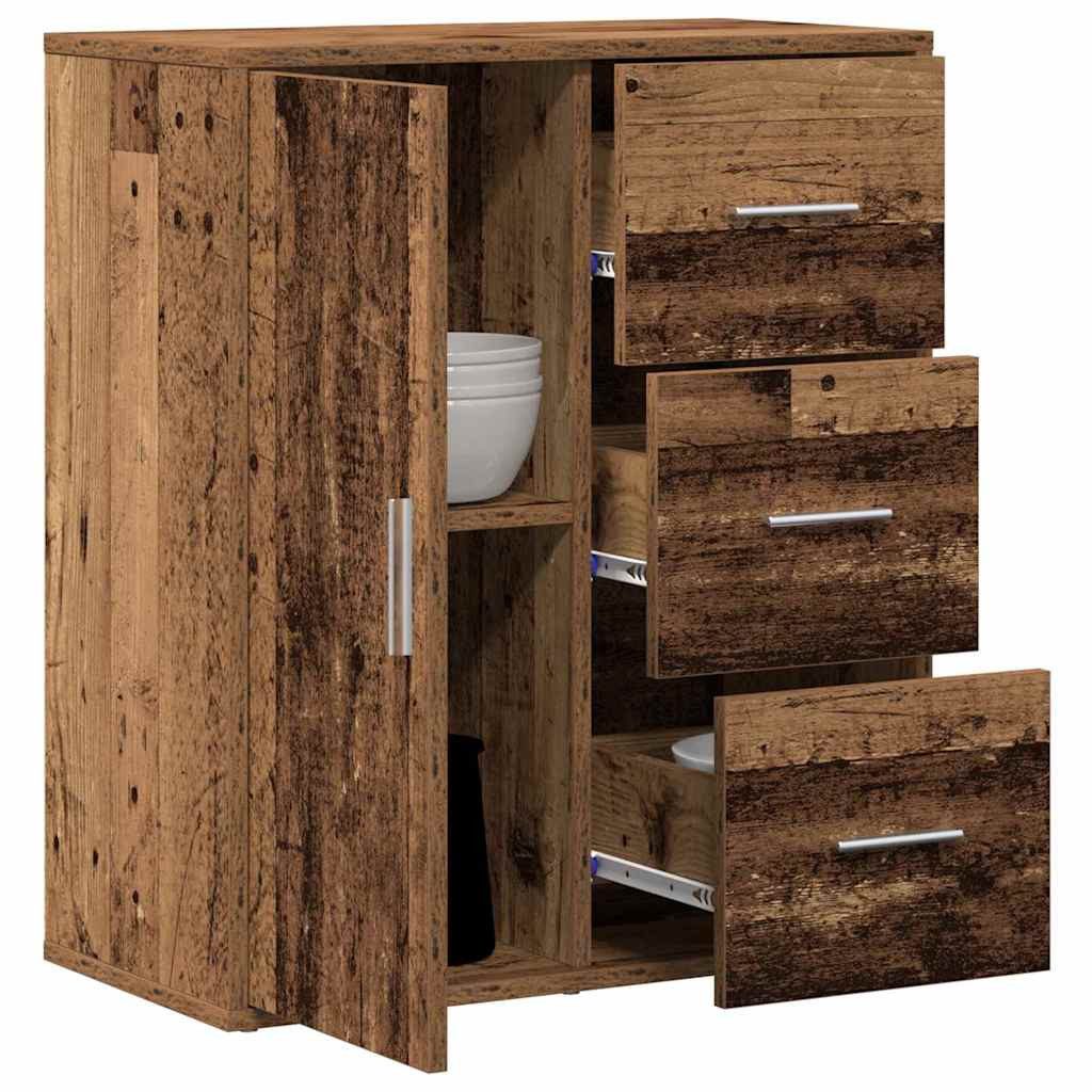 vidaXL Sideboard Sideboard mit Schubladen Altholz günstig online kaufen