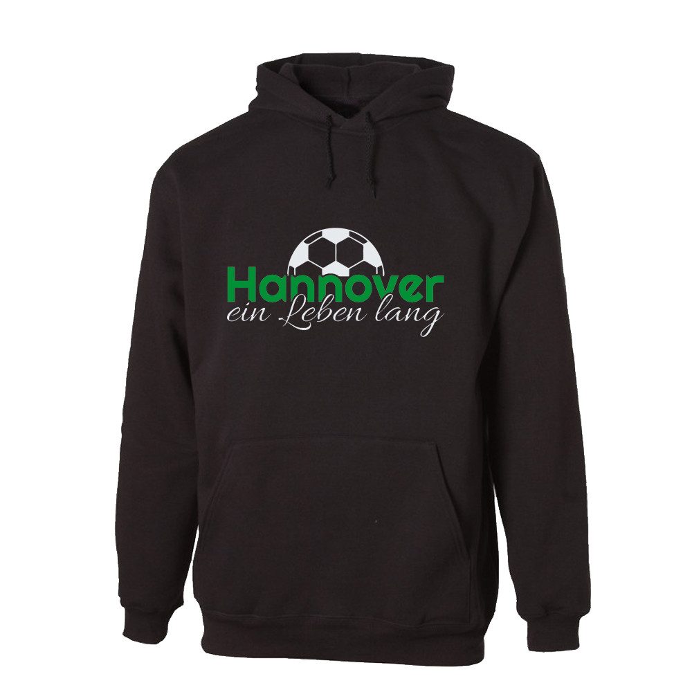 G-graphics Hoodie Hannover ein Leben lang Unisex Pullover mit einem Motiv für den echten Fan