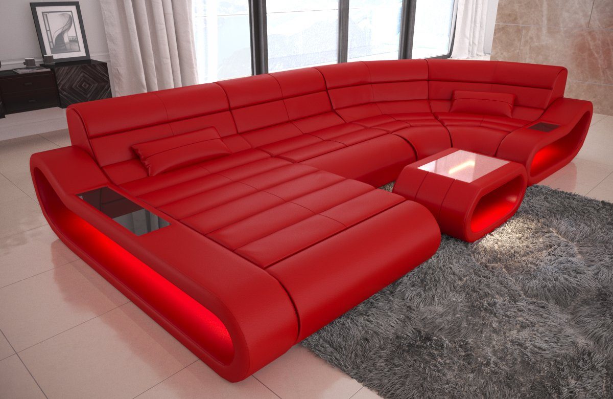 Sofa Dreams Wohnlandschaft Ledercouch Leder Sofa günstig online kaufen
