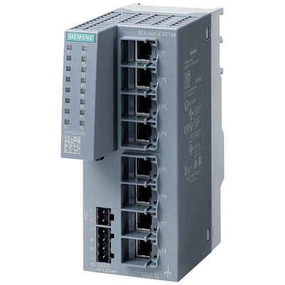 SIEMENS Siemens 6GK5108-0BA00-2AC2 Industrial Ethernet Switch 10 / 100 MBit/ Netzwerk-Switch