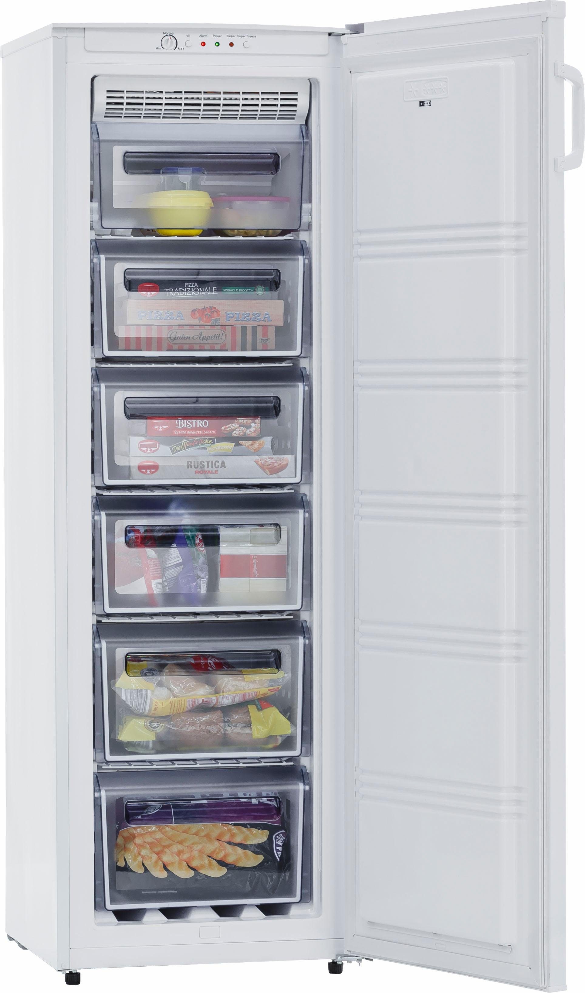 Exquisit Gefrierschrank GS 270-1 NF A++E, 168,7 cm hoch, 55,4 cm breit - Exquisit