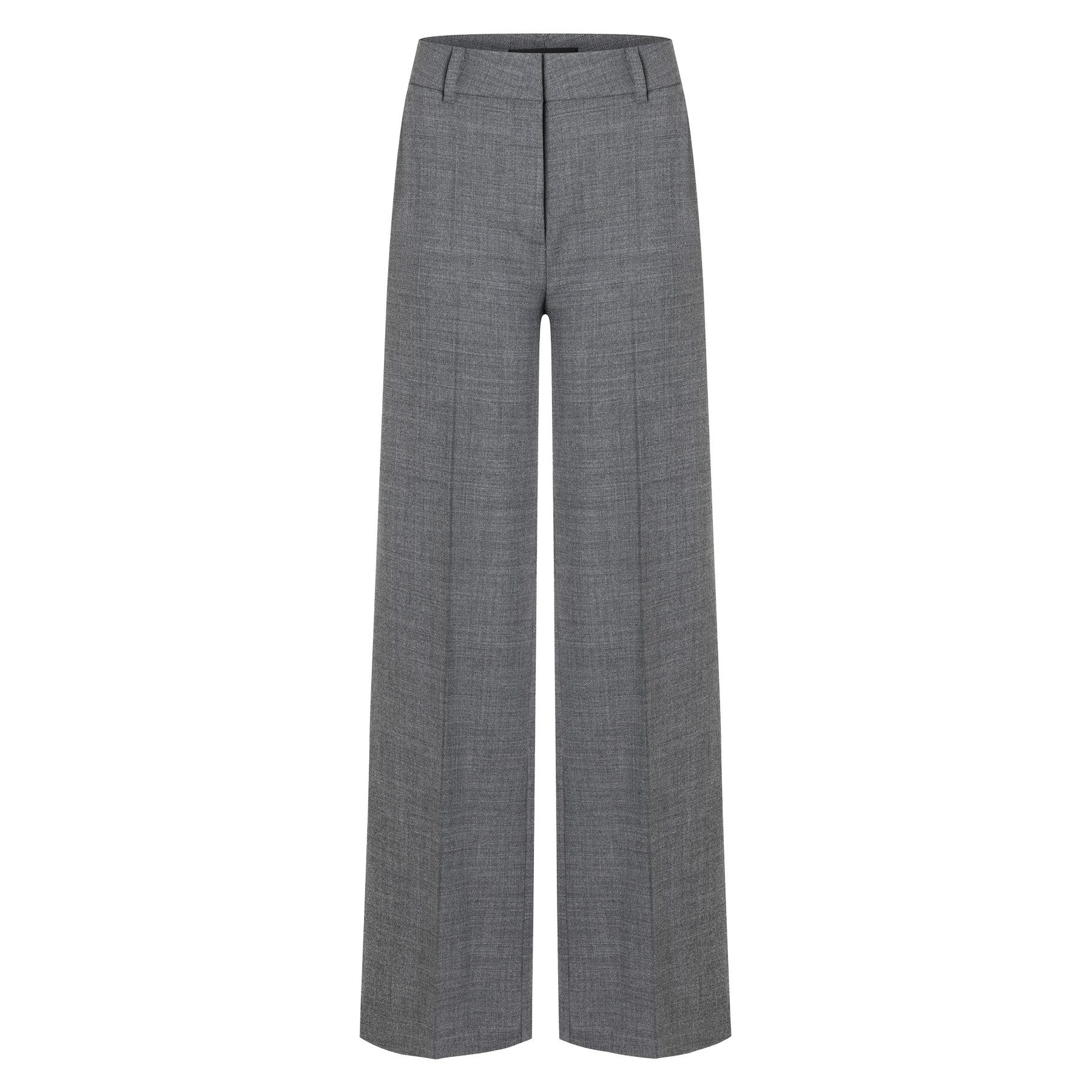 Cambio Stoffhose CAMBIO Hose AMELIE mit Wolle - Grau