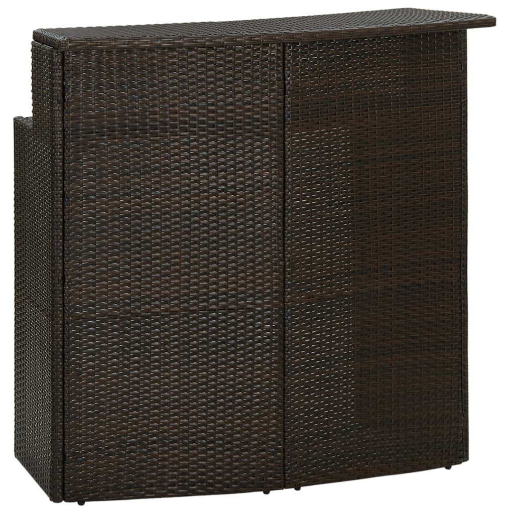 vidaXL Gartentisch Garten-Bartisch Braun 120x55x110 cm günstig online kaufen
