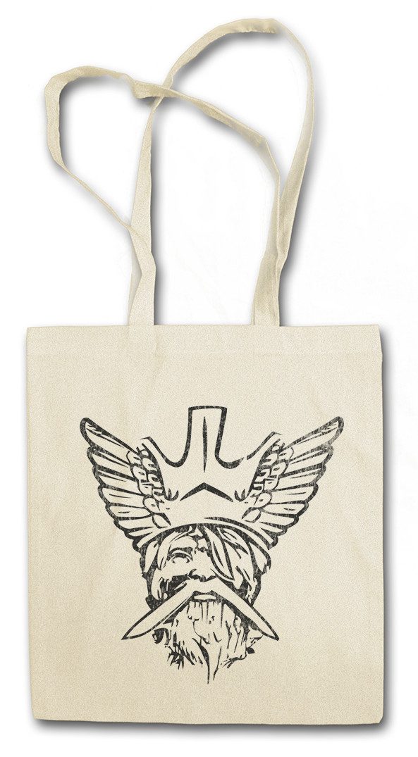 Urban Backwoods Beuteltasche Odhin V Stofftasche Odhins Wölfe Odin Wolves Paganism Newpaganism (1-tlg), Heidentum Odin Thor Mjölnir
