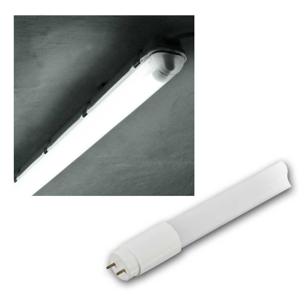 McShine LED-Leuchtmittel LED-Röhre, T8, 18W, 1800 lm, 120cm, tageslichtweiß, kaltweiß