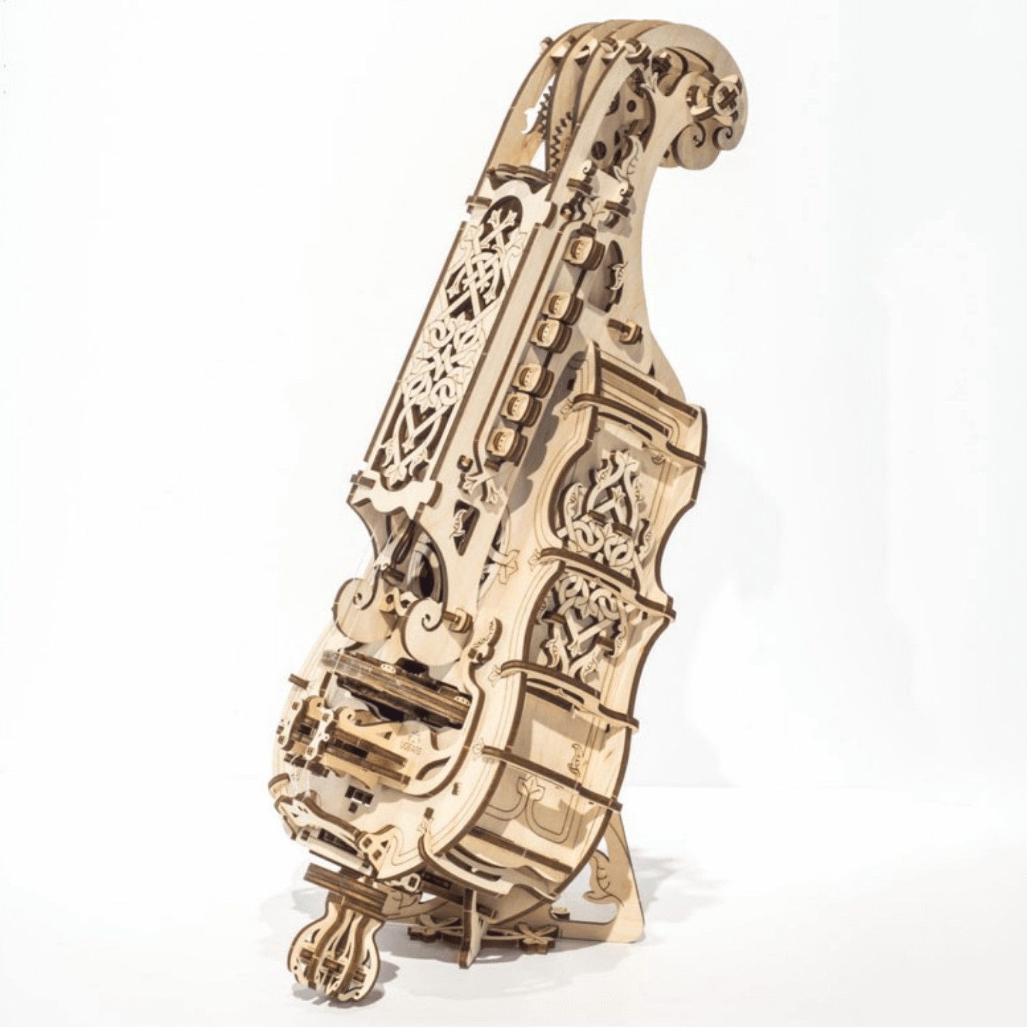 UGEARS Modellbausatz Hurdy Gurdy Drehleier aus Holz, (292-tlg)