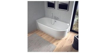 Duravit Badewanne Badewanne LUV 1850x950mm Ecke li 2 Rückenschrägen weiß weiß