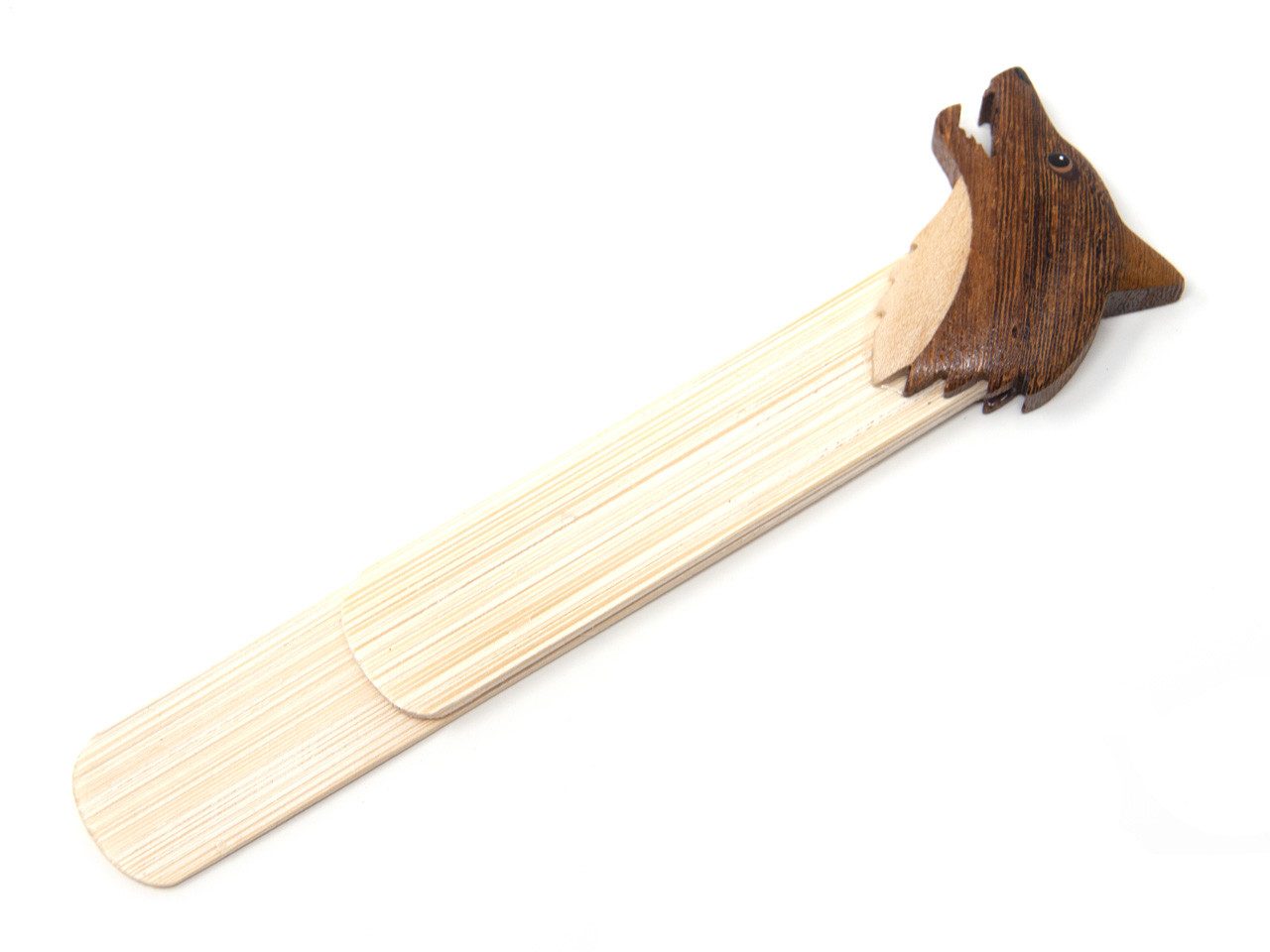 4 Personalisierte Leselineale Aus Holz - 5x17cm Lesezeichen Für Grundschüler