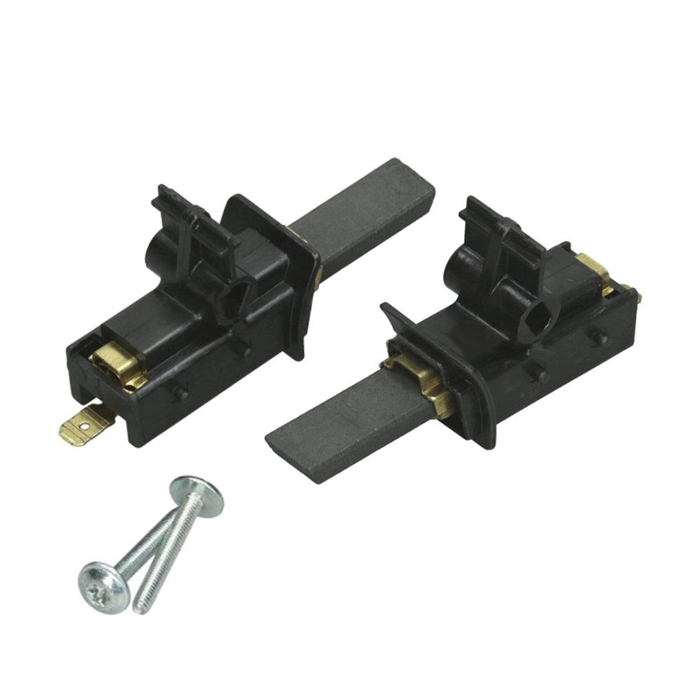 Trade-Shop Ersatzbürste 2x passend für viele Waschmaschinen mit Selni Motoren, 5mm x 12,5mm x 32mm Motorkohlen Kohlebürsten Schleifkohlen, (2-tlg), Geeignet für Waschmaschinen - inklusive 2 Befestigungsschrauben
