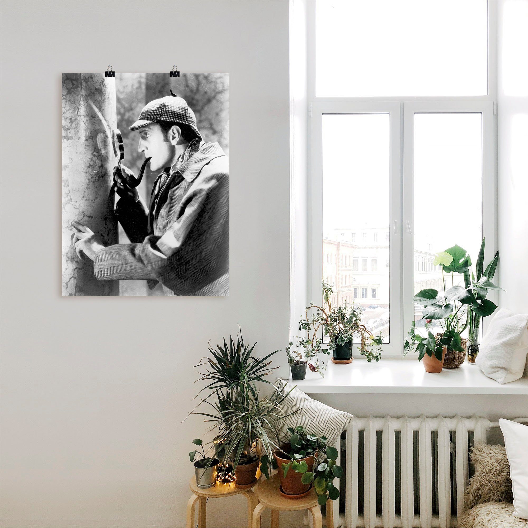 Artland Wandbild Sherlock Holmes 1939, Film (1 St), als Leinwandbild, Poster in verschied. Größen