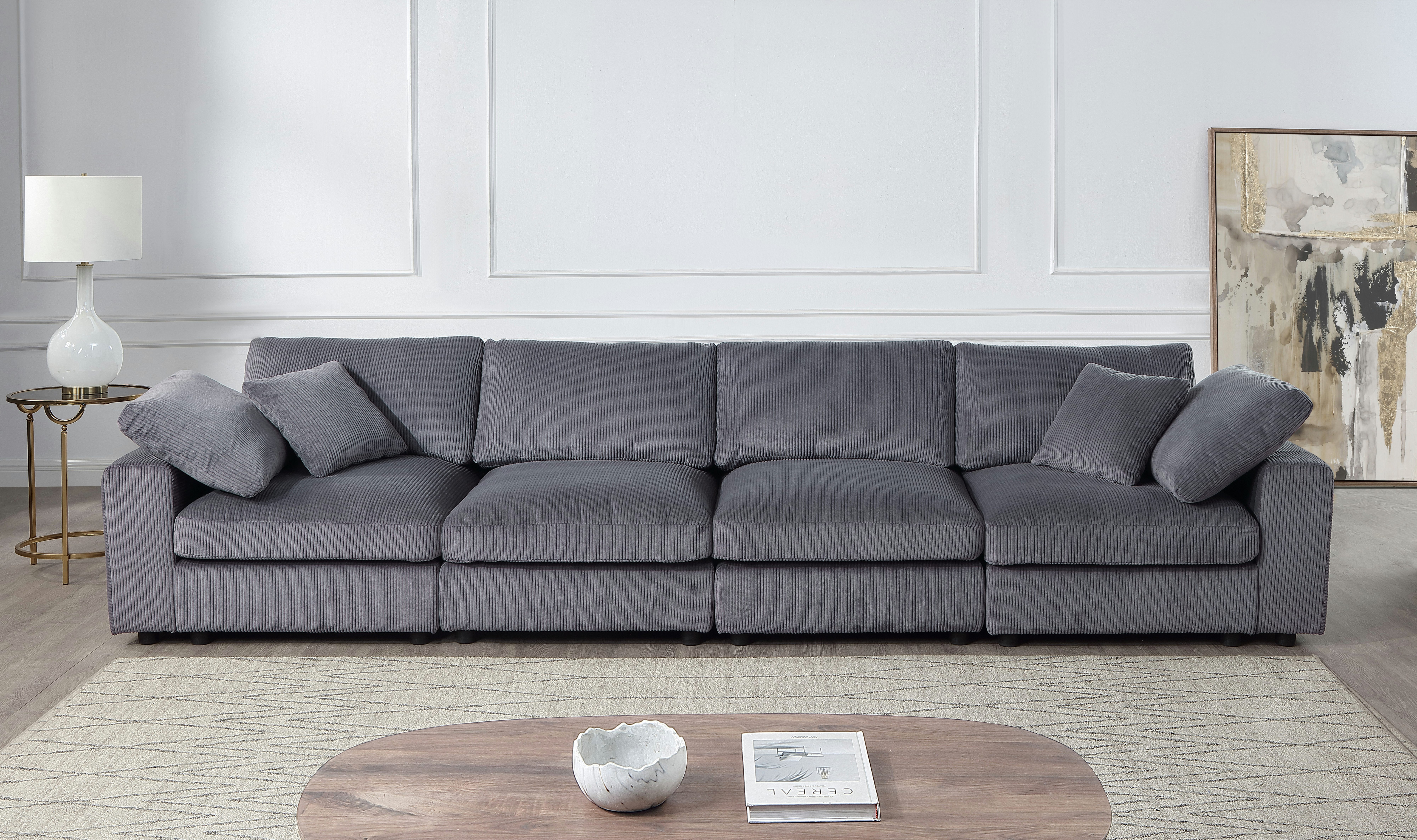 RAUM.ID 4-Sitzer Bennid, XXL-Modulsofa mit vielen individuellen Stellmöglic günstig online kaufen