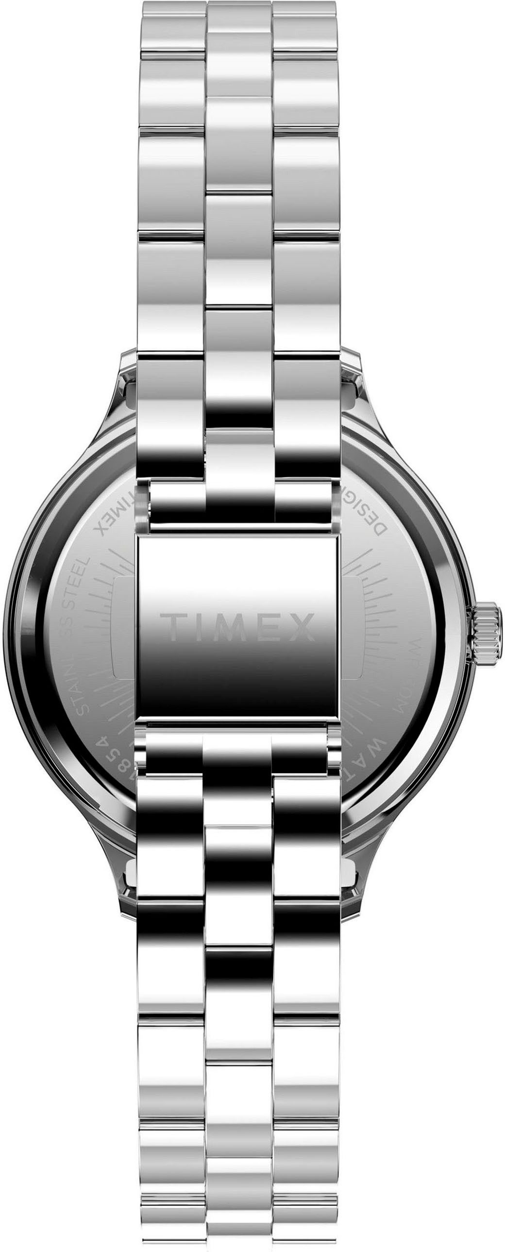 Timex Quarzuhr PEYTON TW2W98400AJ, Armbanduhr, Damenuhr,Edelstahlarmband,analog