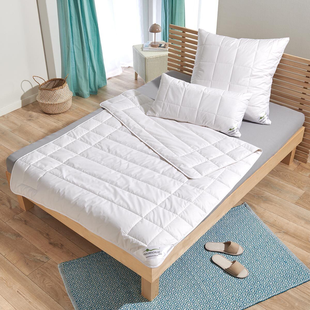 TRAUMSCHLAF Naturhaarbettdecke Alpaka leicht, Füllung: 100% Alpakawolle, Be günstig online kaufen