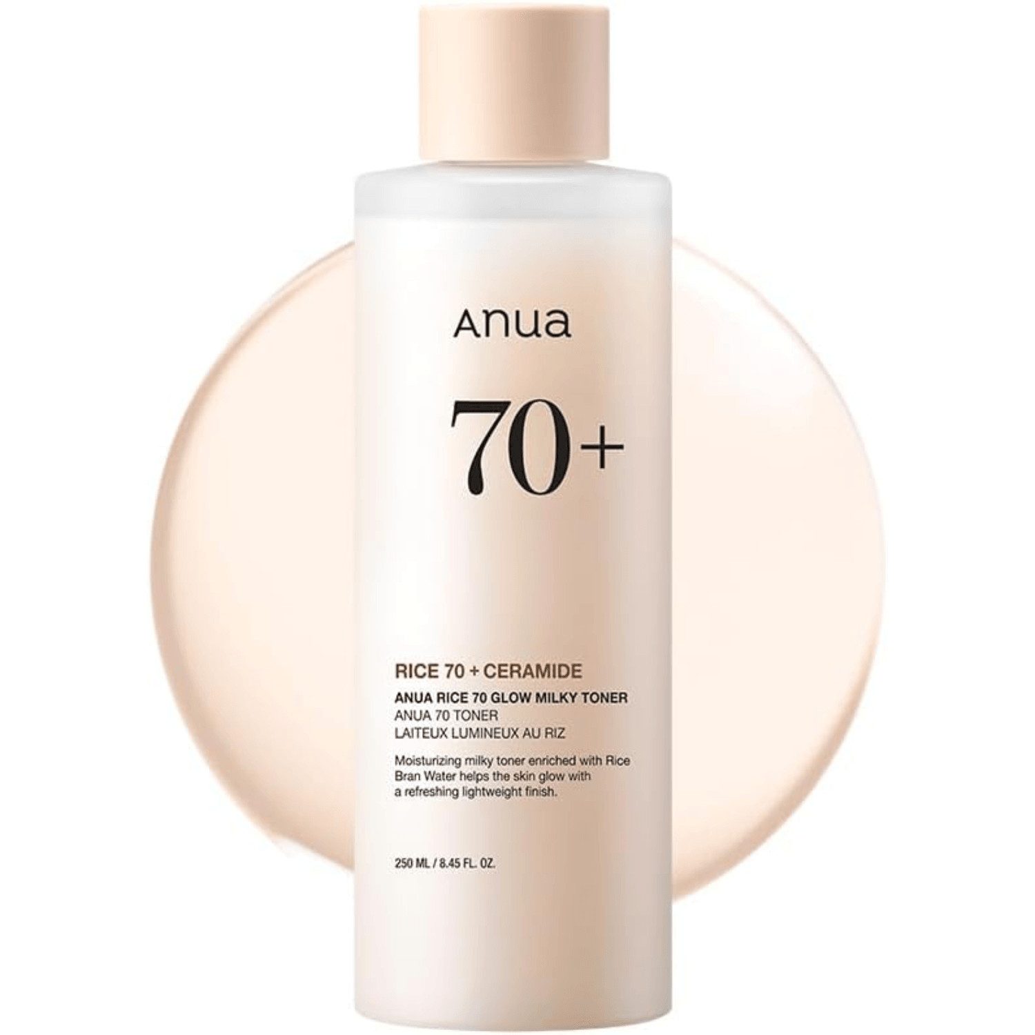 Toner Rice 70 Glow Milky Toner 250ml – Feuchtigkeit & strahlender Teint
