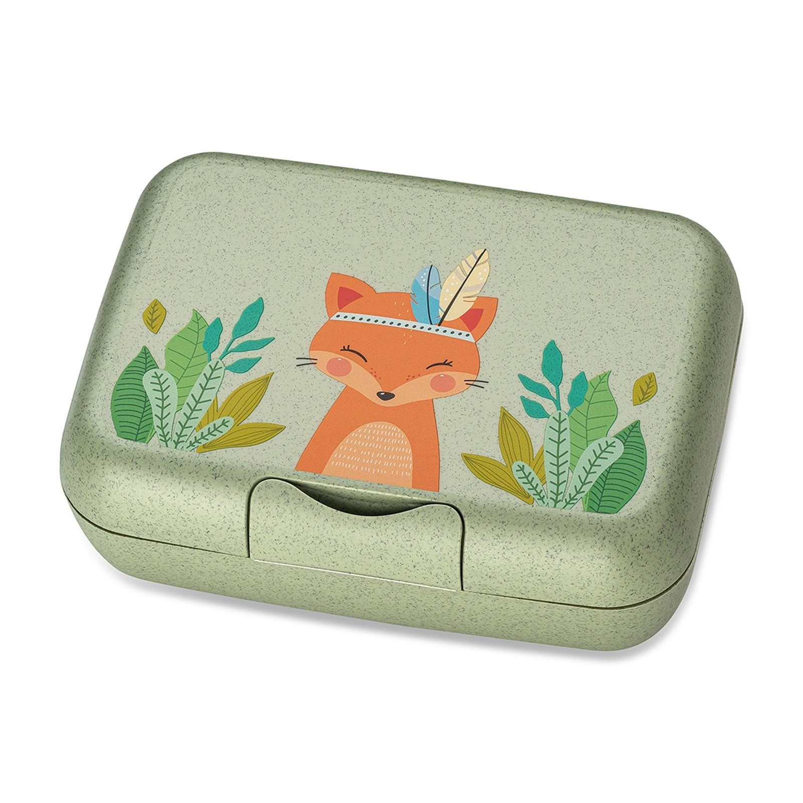 KOZIOL Lunchbox Lunchbox mit Trennschale CANDY L HARRY, Kunststoff, (Stück, 1-tlg., 1 Lunchbox), Brotdose Kinder