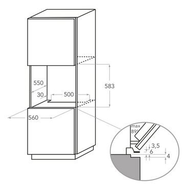 KitchenAid Einbaubackofen KOHSS 60601, mit 2-fach-Teleskopauszug, nein