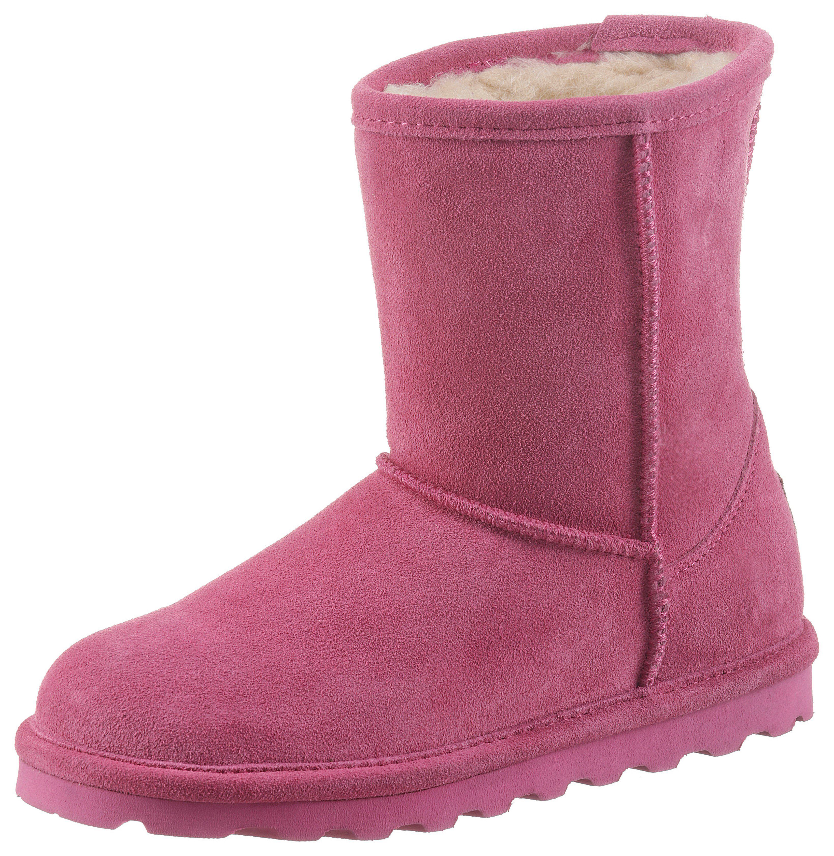 ELLE Winterboots Schlupfen zum YOUTH Bearpaw pink