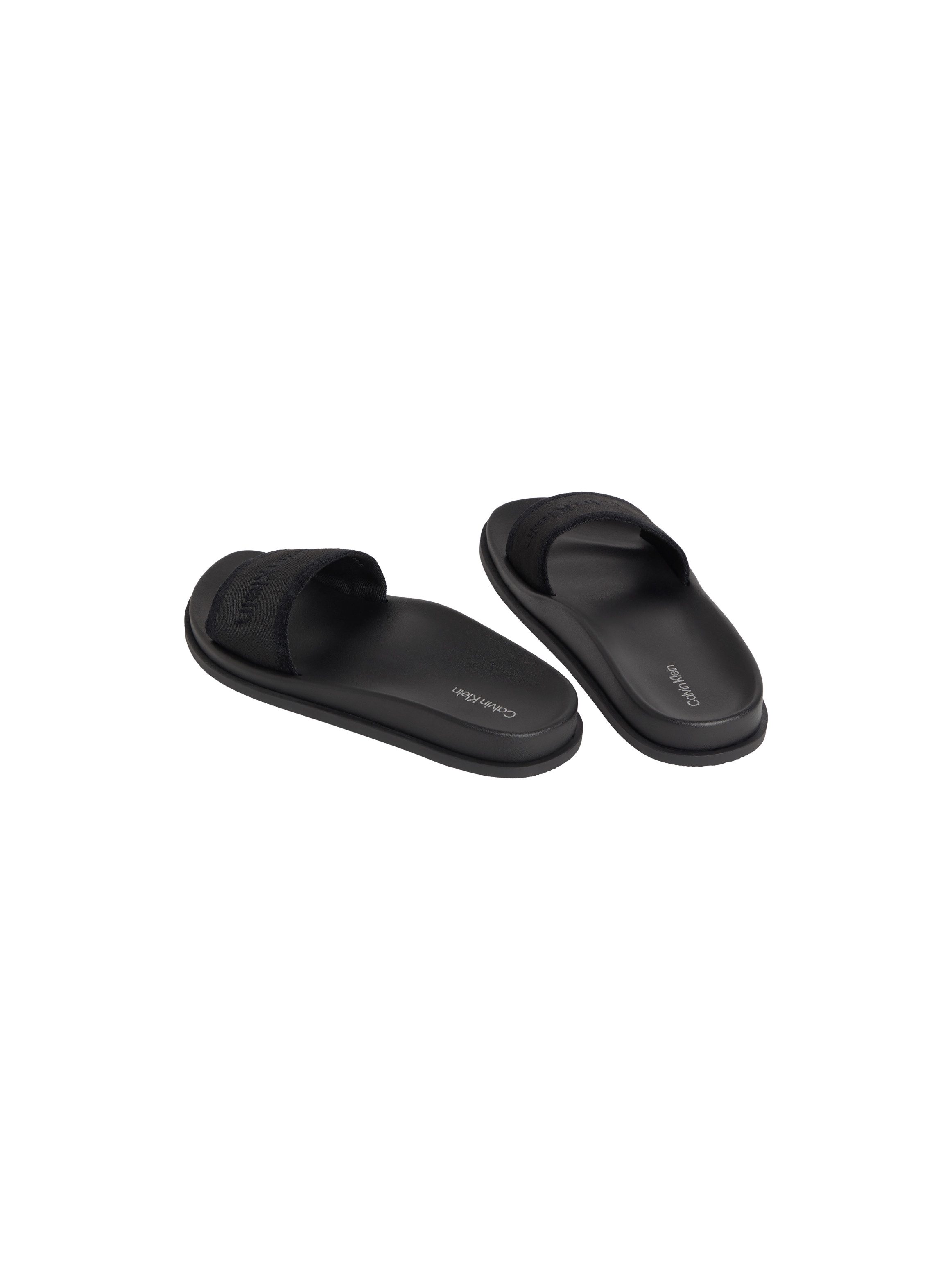 Calvin Klein CITY SANDAL MULE WEBBING Badepantolette Strandschuh, Pool-Slides, Flat mit CK-Logo
