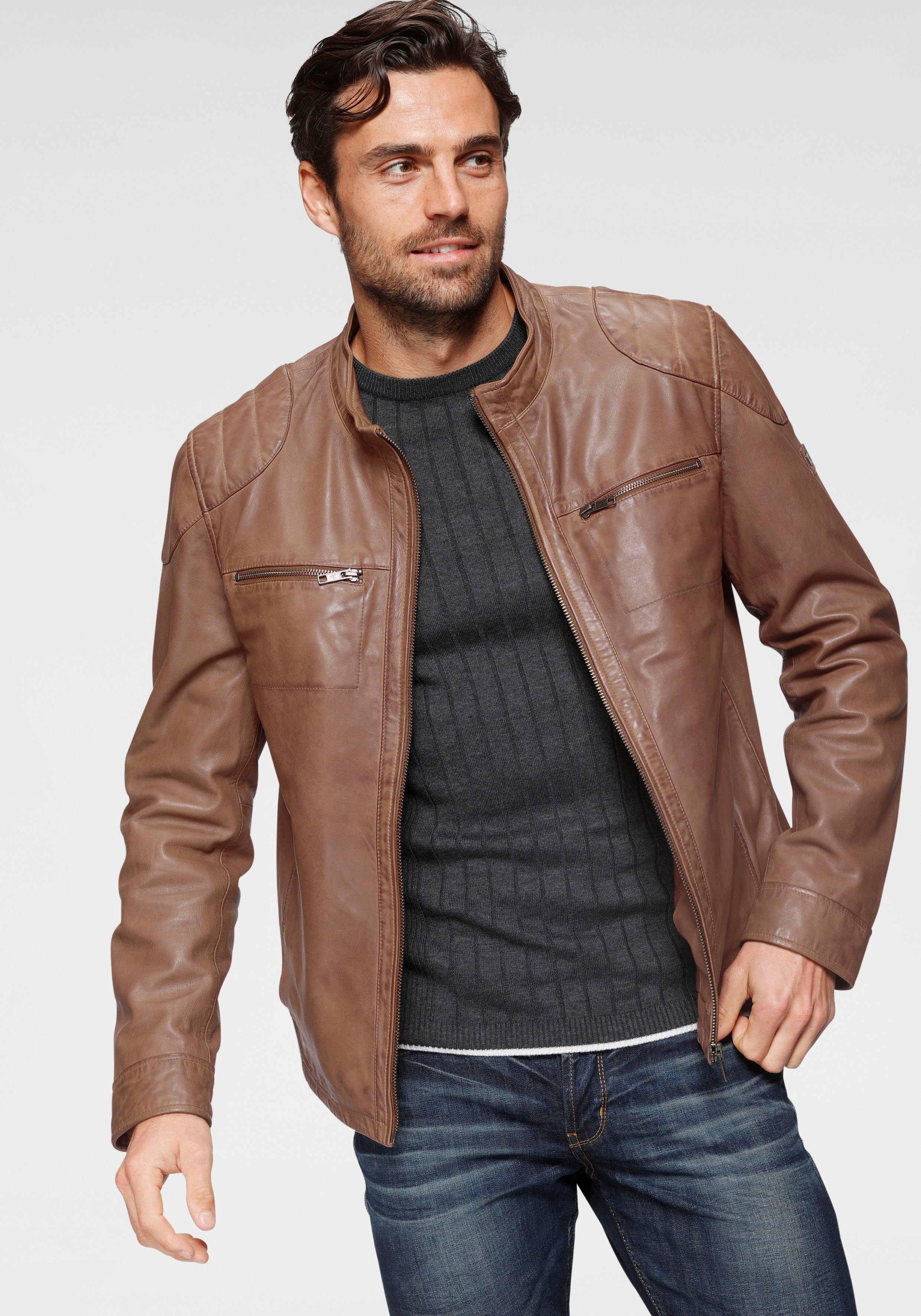 Bruno Banani Lederjacke Flint